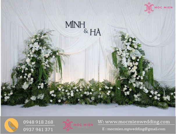 Mẫu backdrop cưới được khách hàng ưa chuộng mới nhất 2025