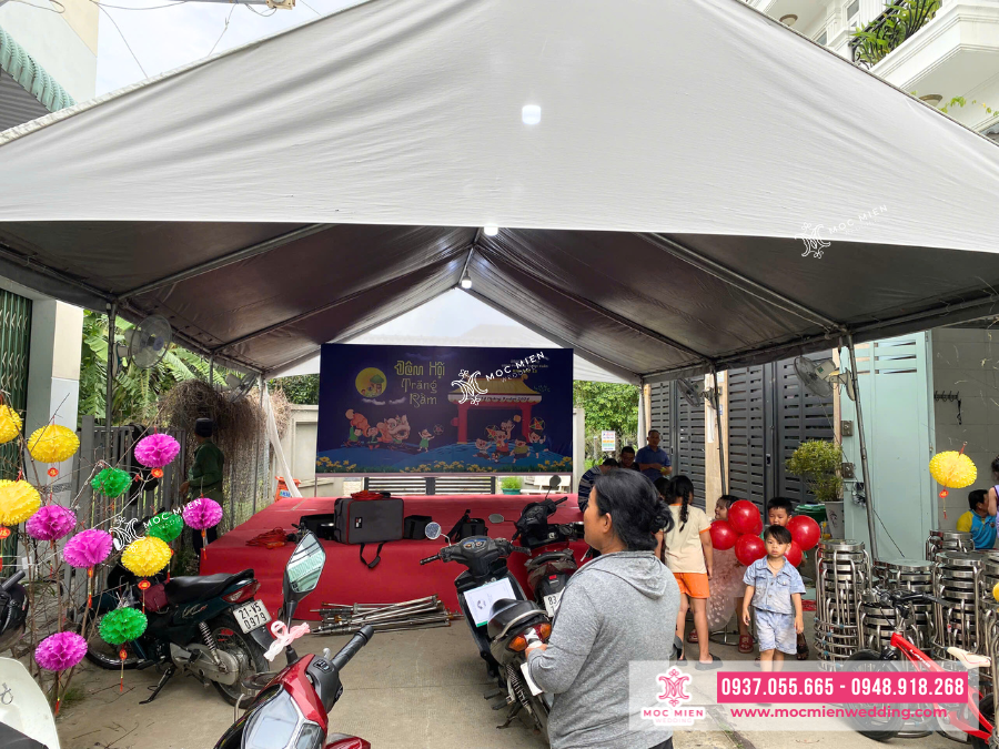 Cho thuê sân khấu backdrop chụp ảnh