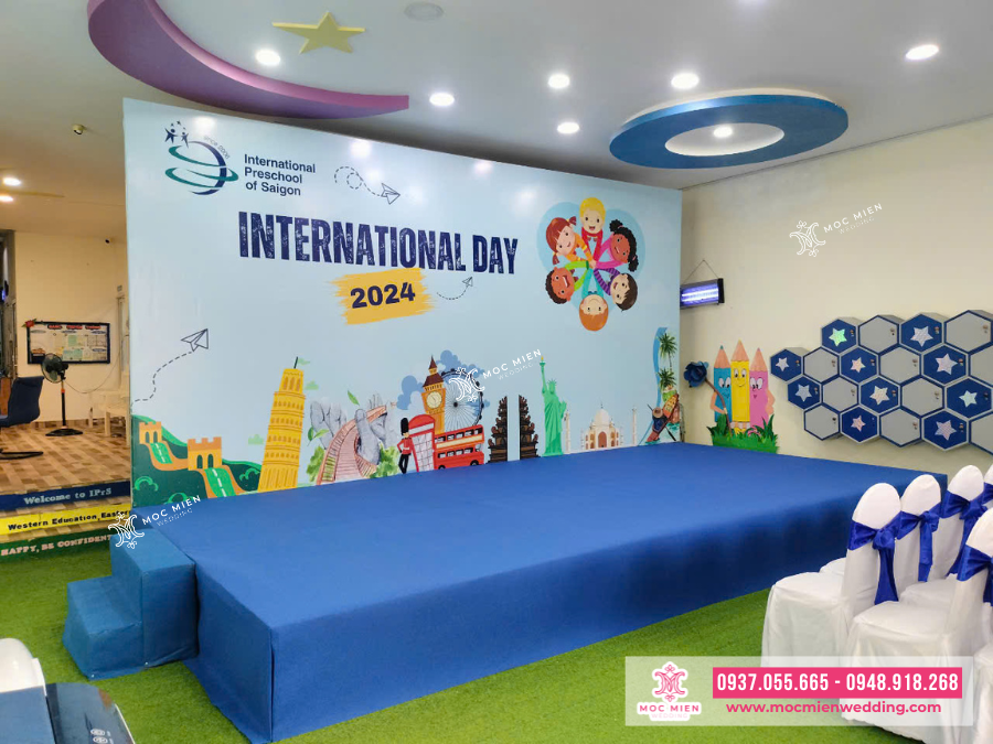 Đơn vị thi công sân khấu backdrop giá rẻ tại TPHCM