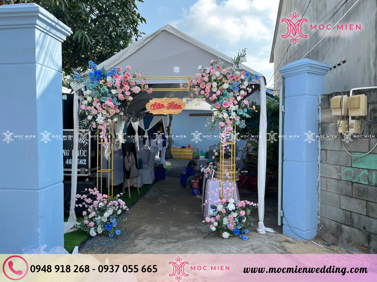 Giá dịch vụ cho thuê cổng hoa cưới giá rẻ tại Gò Vấp 
