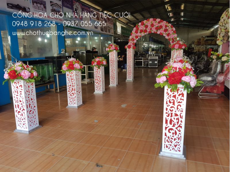 Mua cổng hoa cưới cắt CNC giá rẻ tại TPHCM