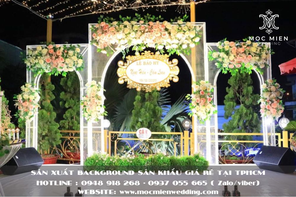 Chuyên bán cổng hoa cưới lụa giá sỉ tại TPHCM