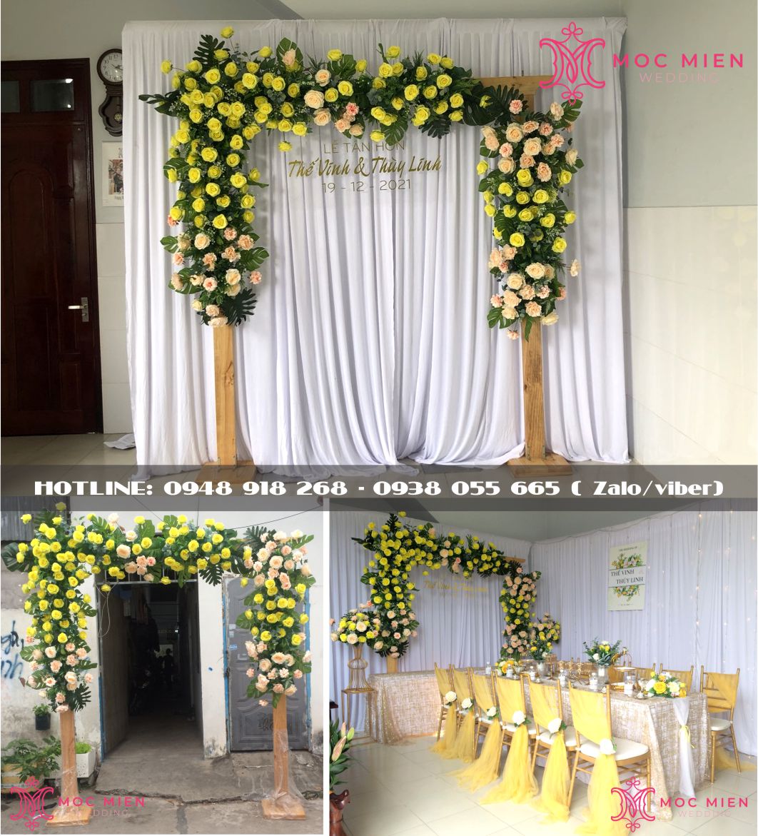 Chuyên bán & cho thuê cổng hoa cưới đẹp nhất TPHCM