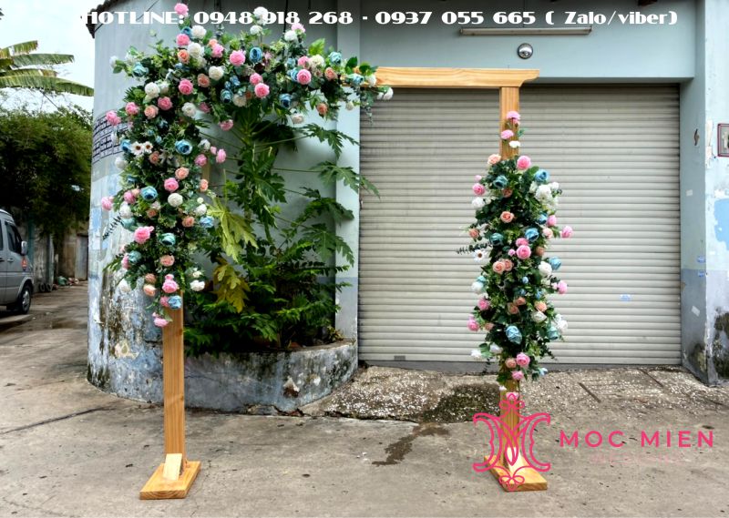 Xưởng sản xuất cổng hoa trang trí rạp cưới giá rẻ tại TPHCM