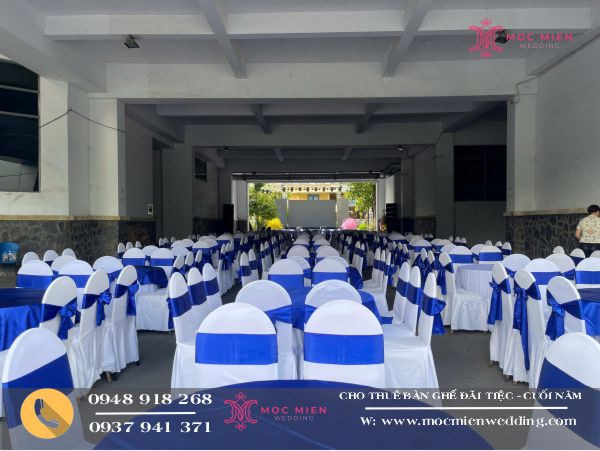 Cho thuê bộ bàn ghế banquet tổ chức tất niên tại Tân Bình