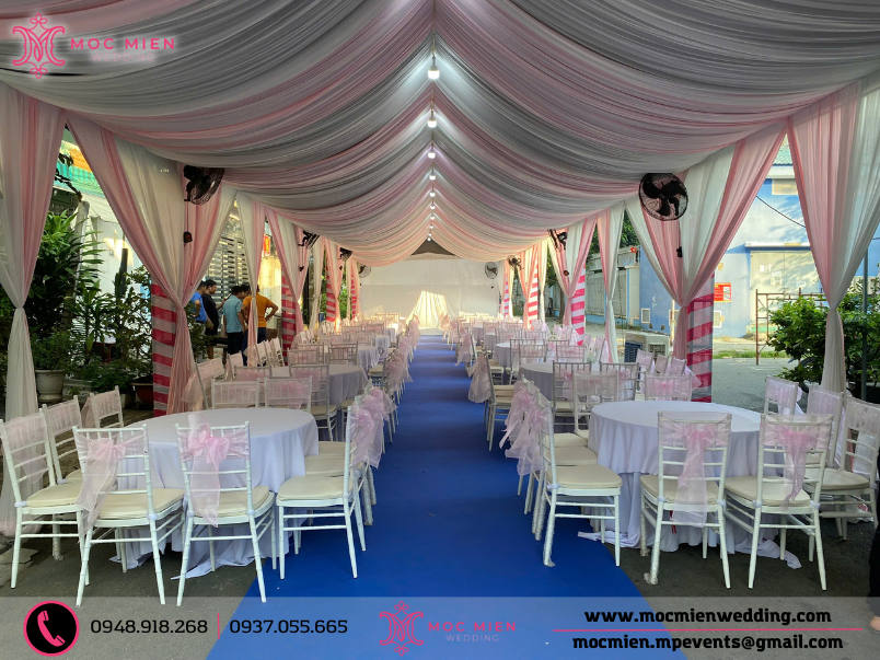 Cho thuê ghế tiffany đãi tiệc cưới tại TPHCM