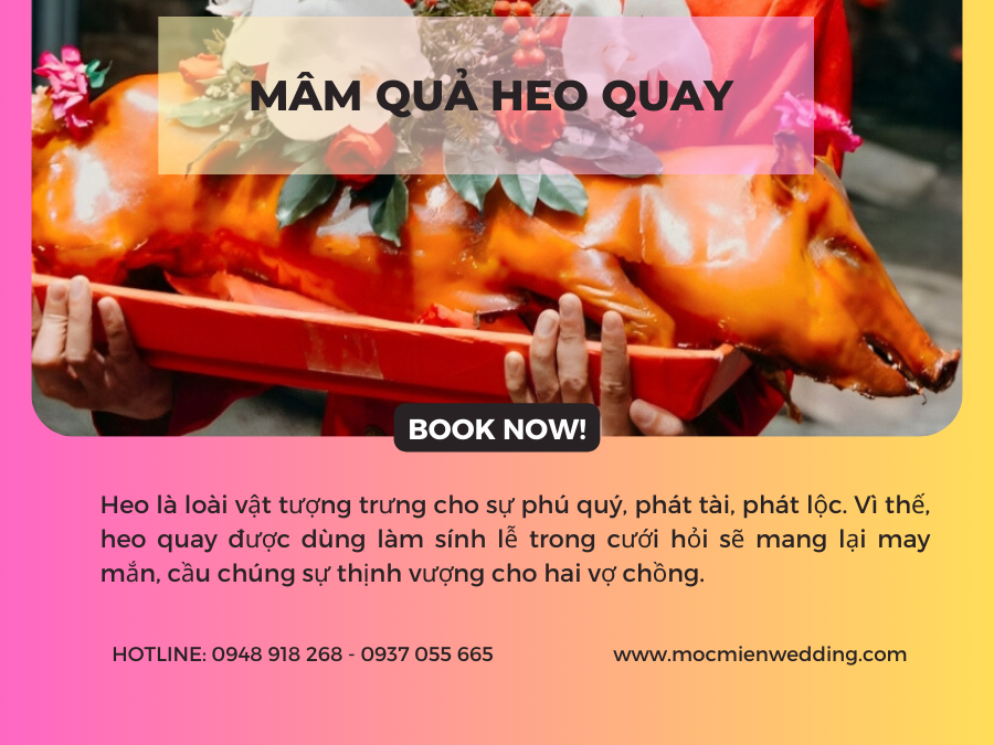 Ý nghĩa mâm quả heo quay