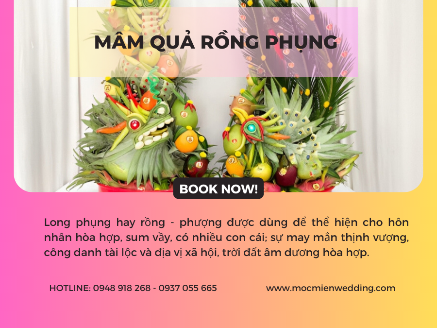 Ý nghĩa mâm quả rồng phụng