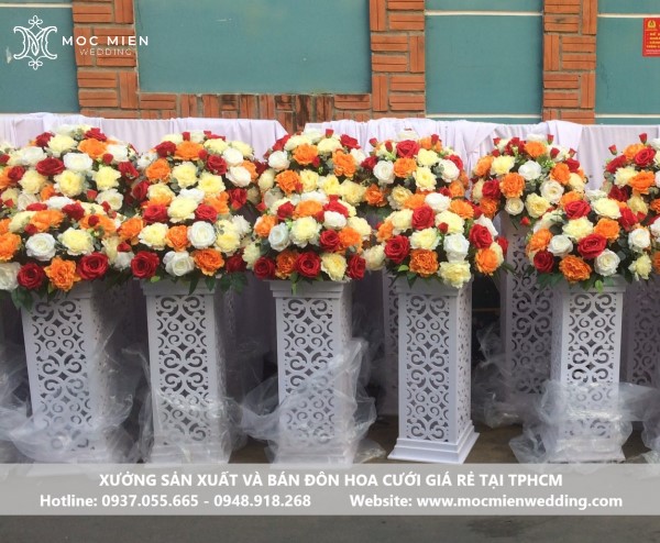 Xưởng sản xuất đôn hoa, trụ hoa trang trí giá rẻ nhất tại TPHCM