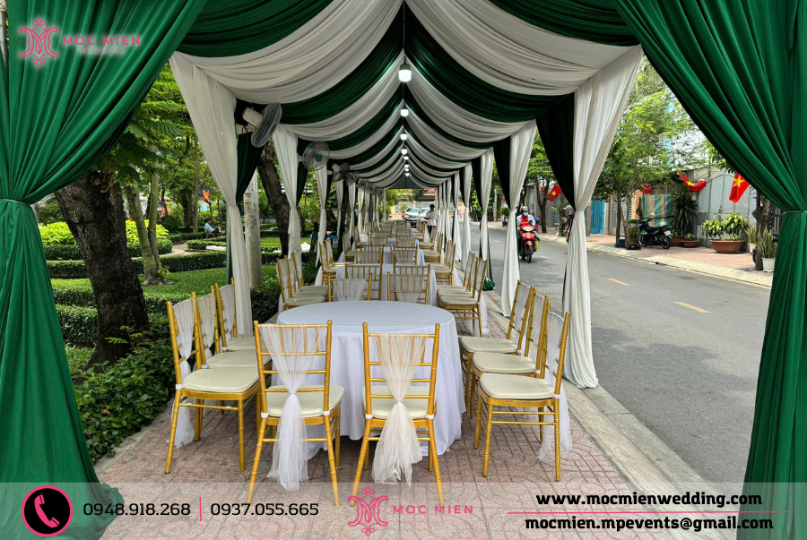 Trang trí rạp cưới tại TP HCM