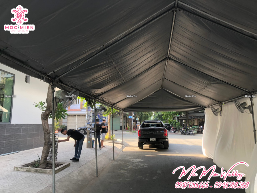 Khung rạp trụ tròn giá rẻ 