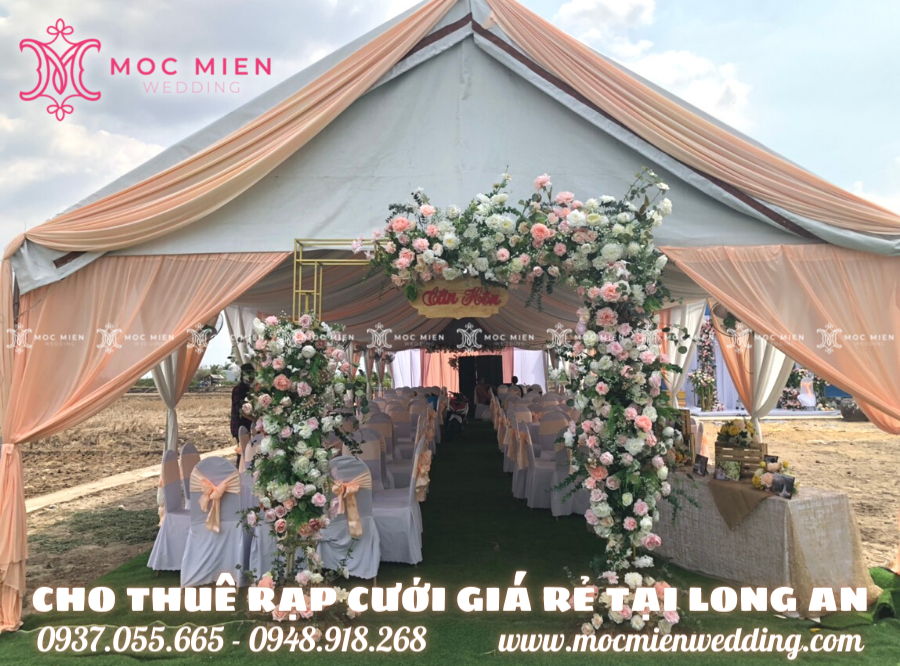 Cho thuê cổng hoa cưới giá rẻ tại Long An