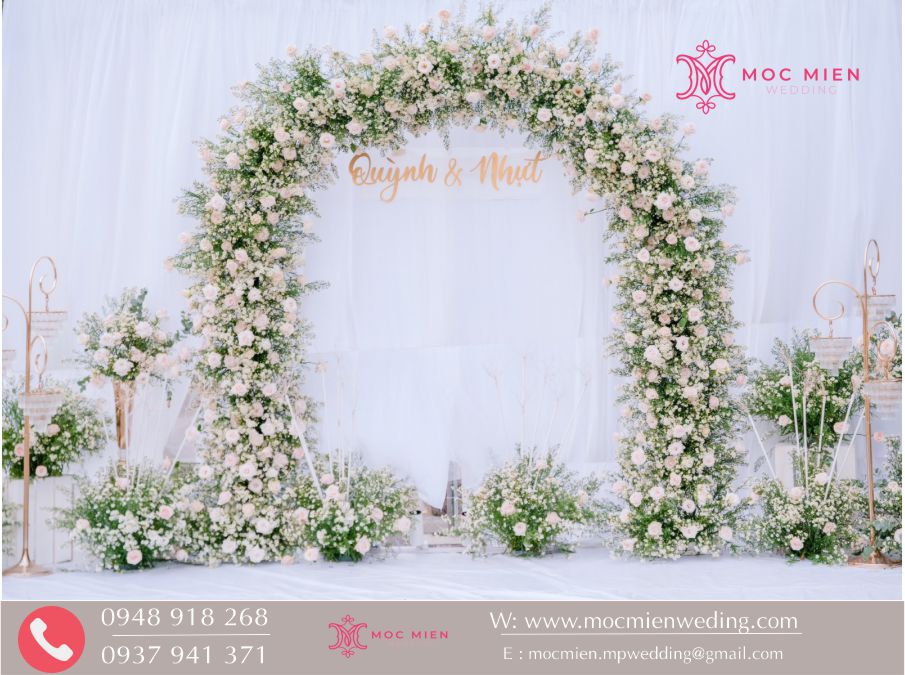 Backdrop chụp hình hoa tươi