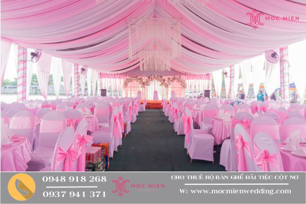 Cho thuê bàn ghế đãi tiệc đám cưới số lượng lớn tại nhà quận 12 ( Cho thuê khung rạp sự kiện cao cấp che tiệc cưới)
