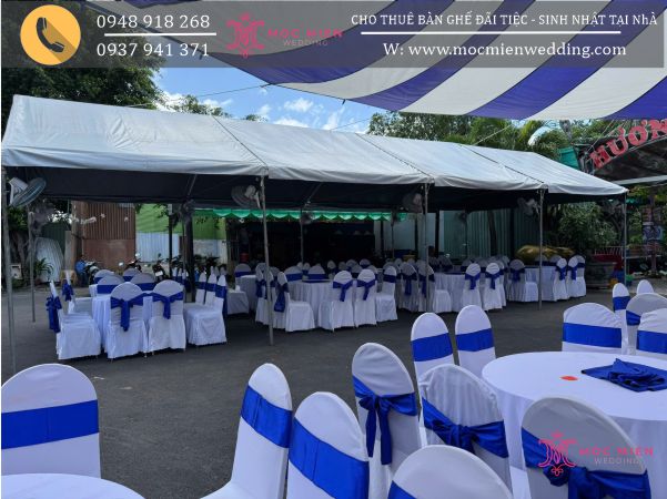 Cho thuê bàn ghế đám cưới lớn nhỏ